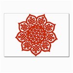 Celtic Mandala_red Postcard 5  x 7 