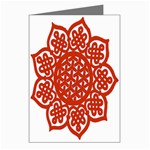 Celtic Mandala_red Greeting Cards (Pkg of 8)