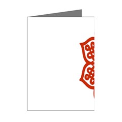 Celtic Mandala_red Mini Greeting Cards (Pkg of 8) from ArtsNow.com Right