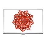 Celtic Mandala_red Business Card Holder