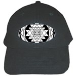 Mandala Black&White Black Cap