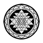 Mandala Black&White Ornament (Round)