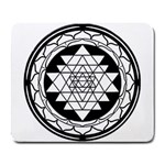 Mandala Black&White Large Mousepad