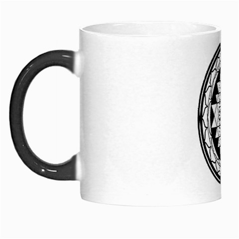 Mandala Black&White Morph Mug from ArtsNow.com Left