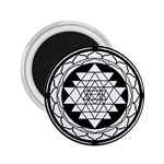 Mandala Black&White 2.25  Magnet