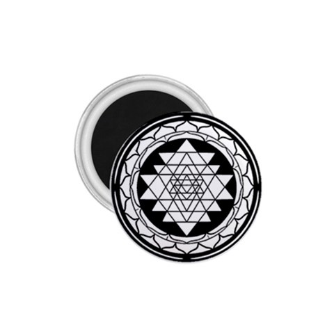 Mandala Black&White 1.75  Magnet from ArtsNow.com Front