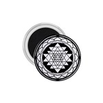 Mandala Black&White 1.75  Magnet