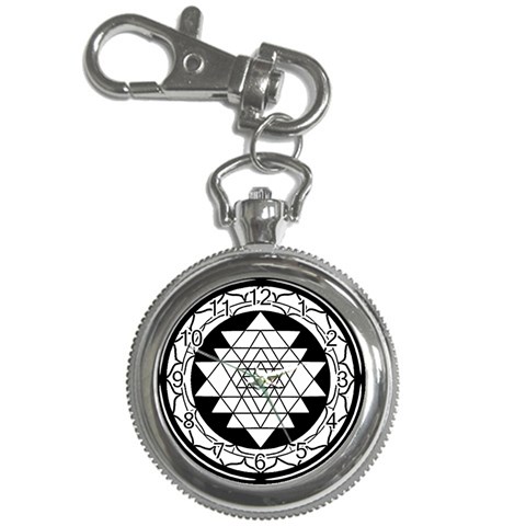 Mandala Black&White Key Chain Watch from ArtsNow.com Front