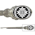 Mandala Black&White Letter Opener