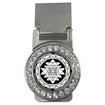 Mandala Black&White Money Clip (CZ)