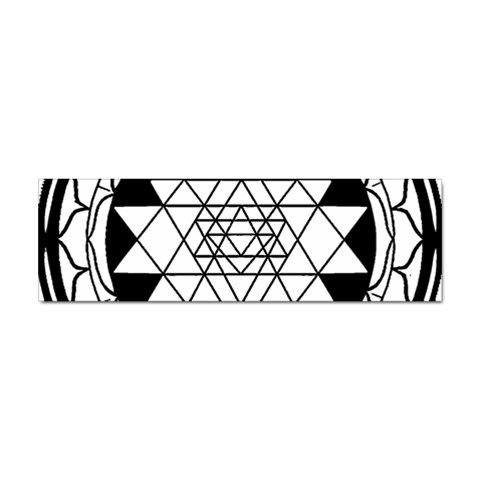 Mandala Black&White Sticker (Bumper) from ArtsNow.com Front