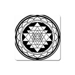 Mandala Black&White Magnet (Square)