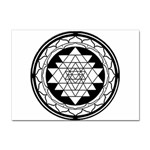 Mandala Black&White Sticker A4 (10 pack)