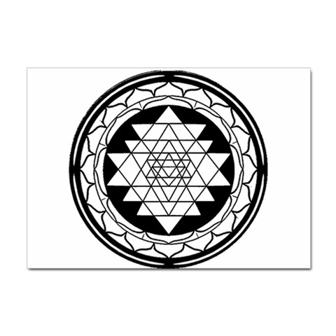 Mandala Black&White Sticker A4 (100 pack) from ArtsNow.com Front