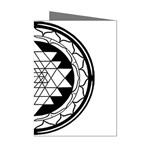 Mandala Black&White Mini Greeting Cards (Pkg of 8)