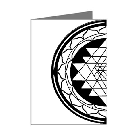 Mandala Black&White Mini Greeting Cards (Pkg of 8) from ArtsNow.com Right