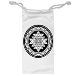 Mandala Black&White Jewelry Bag