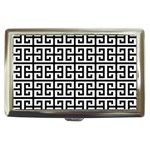 Black white Greek Key Cigarette Money Case