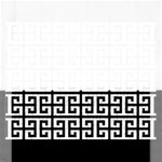 Black white Greek Key Jigsaw Puzzle (Rectangular)