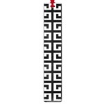 Black white Greek Key Large Book Mark