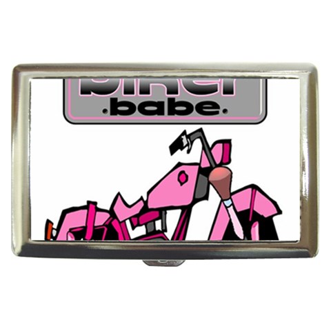 Biker Babe Cigarette Money Cases from ArtsNow.com Front