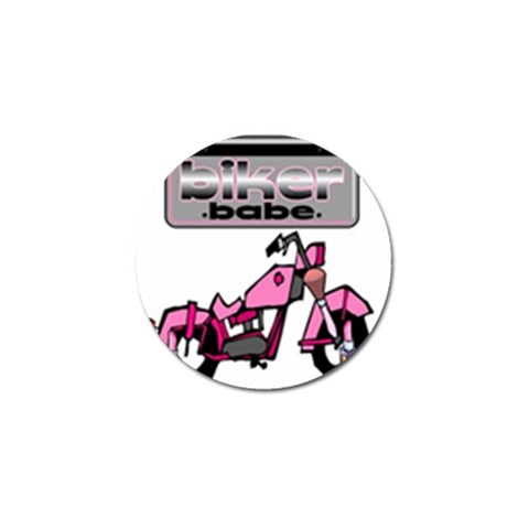 Biker Babe Golf Ball Marker (4 pack) from ArtsNow.com Front