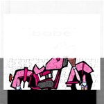 Biker Babe Rectangular Jigsaw Puzzl