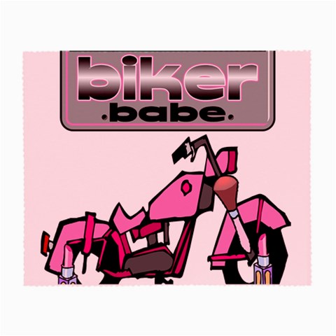 Biker Babe Small Glasses Cloth from ArtsNow.com Front