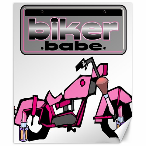 Biker Babe Canvas 8  x 10  from ArtsNow.com 8.15 x9.66  Canvas - 1