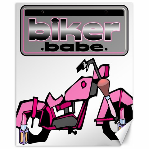 Biker Babe Canvas 16  x 20   from ArtsNow.com 15.75 x19.29  Canvas - 1