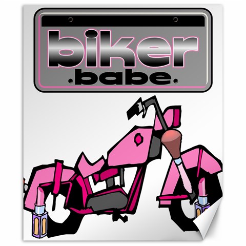 Biker Babe Canvas 20  x 24   from ArtsNow.com 19.57 x23.15  Canvas - 1