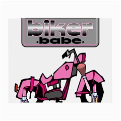 Biker Babe Small Glasses Cloth (2 Front