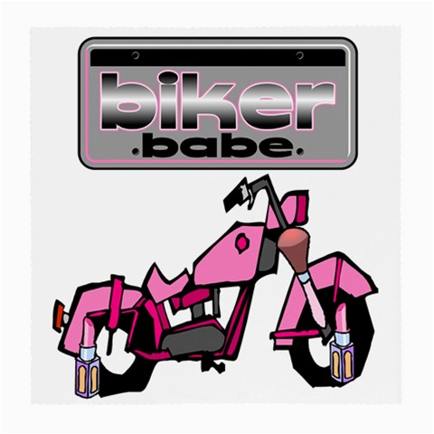 Biker Babe Medium Glasses Cloth from ArtsNow.com Front