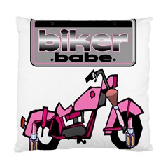 Biker Babe Standard Cushion Case (Two Sides) from ArtsNow.com Front