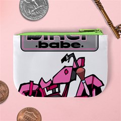 Biker Babe Mini Coin Purses from ArtsNow.com Back