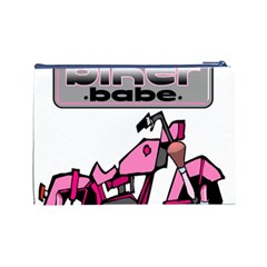 Biker Babe Cosmetic Bag (Large)  from ArtsNow.com Back