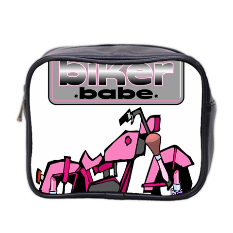 Biker Babe Mini Toiletries Bag 2 Front