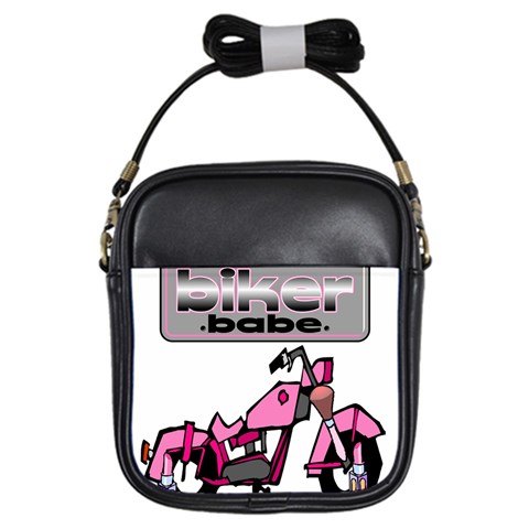 Biker Babe Girls Sling Bags from ArtsNow.com Front