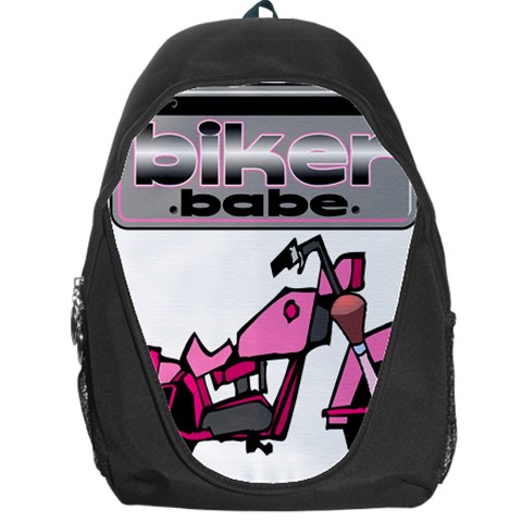 Biker Babe Backpack Bag from ArtsNow.com Front