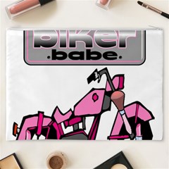 Biker Babe Cosmetic Bag (XXXL)  from ArtsNow.com Back