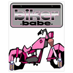 Biker Babe Drawstring Pouches (Extra Large) from ArtsNow.com Front