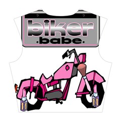 Biker Babe Cotton Crop Top from ArtsNow.com Back