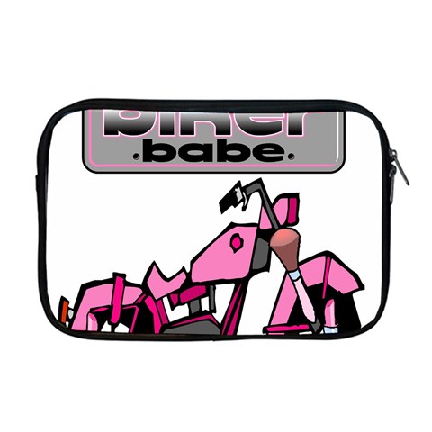 Biker Babe Apple MacBook Pro 17  Zipper Case from ArtsNow.com Front