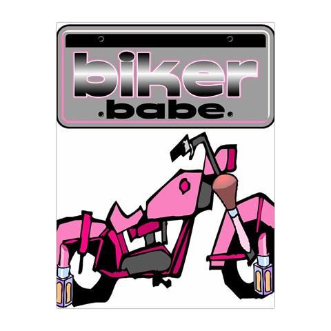 Biker Babe Medium Tapestry from ArtsNow.com Front