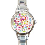 hipster kawaii  Round Italian Charm Watch