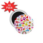 hipster kawaii  1.75  Magnet (10 pack) 