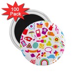 hipster kawaii  2.25  Magnet (100 pack) 