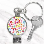 hipster kawaii  Nail Clippers Key Chain