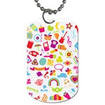 hipster kawaii  Dog Tag (One Side)