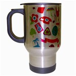 hipster kawaii  Travel Mug (Silver Gray)